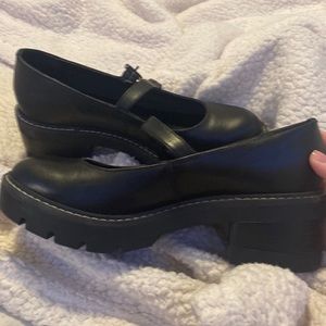 Black Mary janes